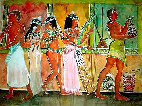 Aegypische Musiker