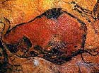 Felsbild aus der H&ouml;hle von Lascaux, Frankreich