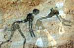 Felsmalerei aus Sefar, S&uuml;d-Algerien, ca. 5000 Jahre