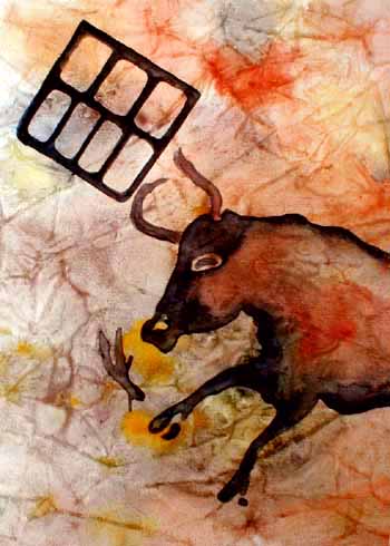 Stier mit Matrix, Lascaux, Frankreich