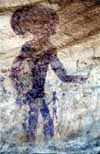 Figur aus der Rundkopfperiode, Tassili N' Ajjer, S&uuml;d-Algerien