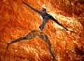 Felsbildfigur aus Tassili N' Ajjer, S&uuml;d-Algerien